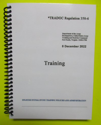 TRADOC Reg 350-6, Training - BIG size - Click Image to Close